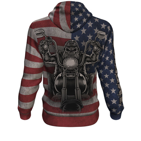 Image of Merica Motorcycle Hoodie