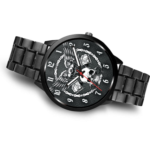 Image of Skull and Pistons Watch