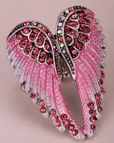 Image of Angel Wings Adjustable Ring