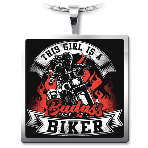 Image of Bad Biker Girl Necklace