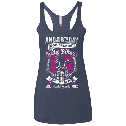Image of Ladies' 8th Day Fine Strap Racerback Tank