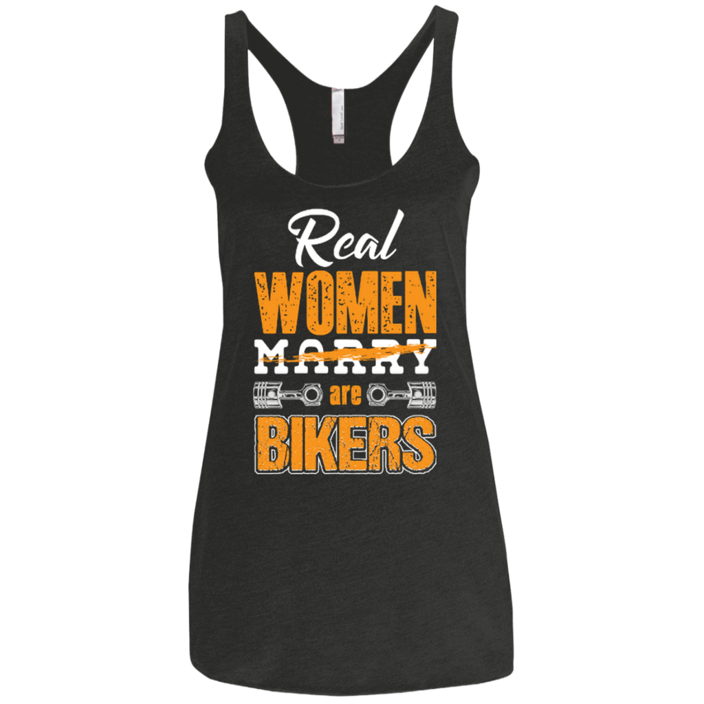 Ladies' Real Women Are Bikers Racerback