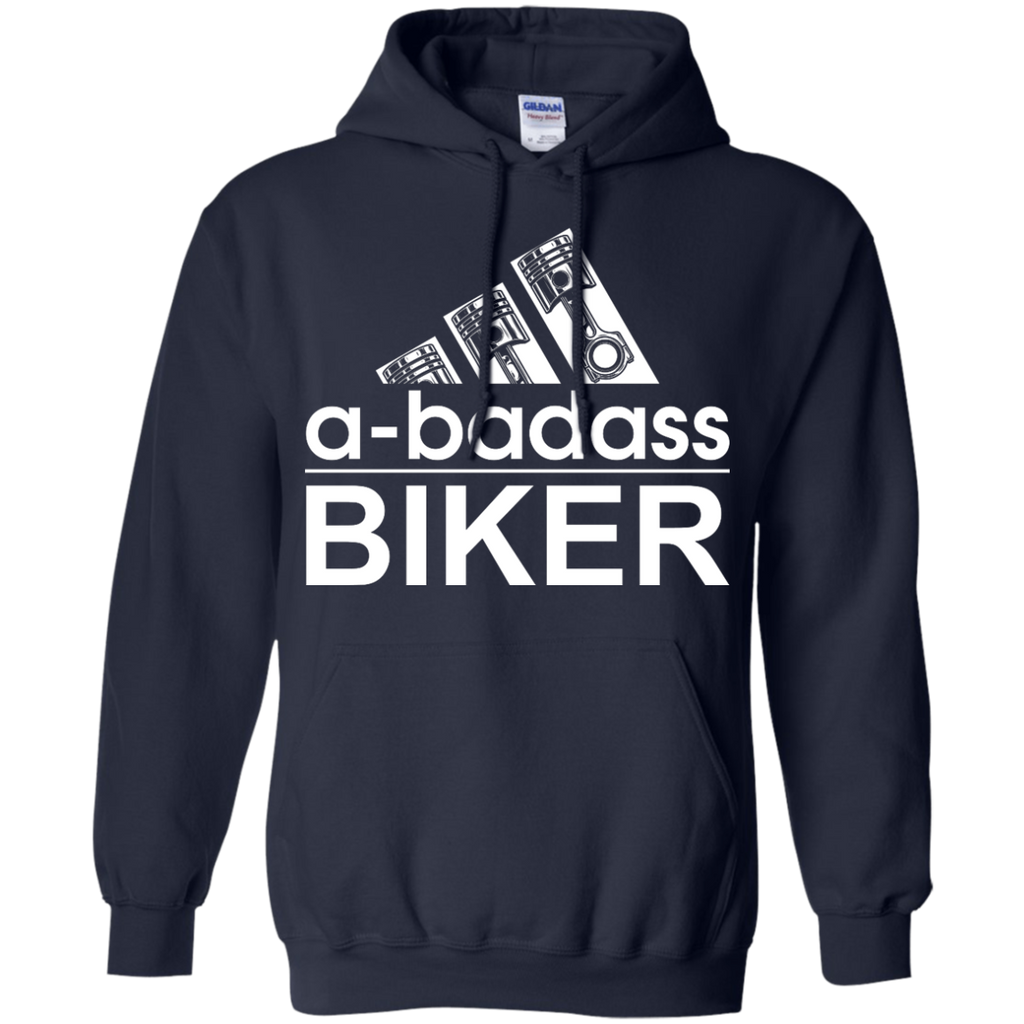 Badass Biker Pullover Hoodie