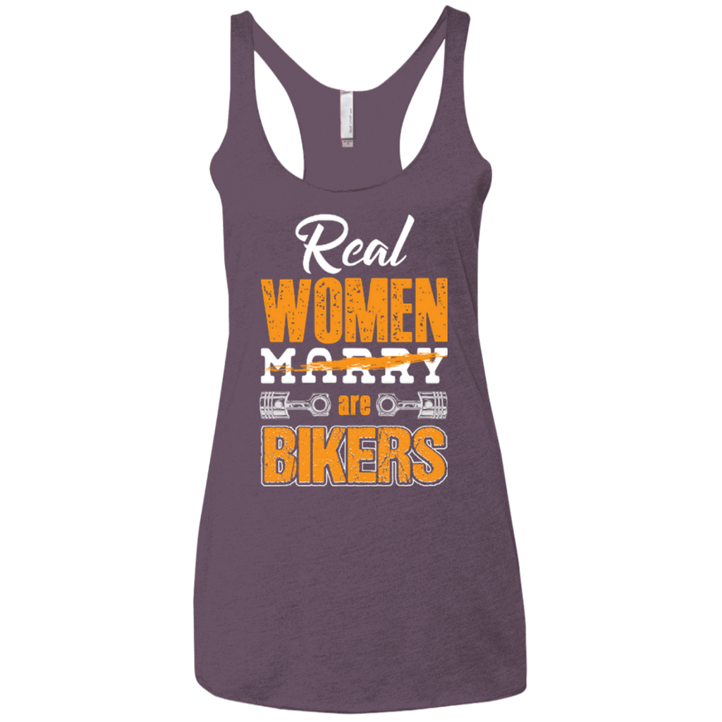 Ladies' Real Women Are Bikers Racerback