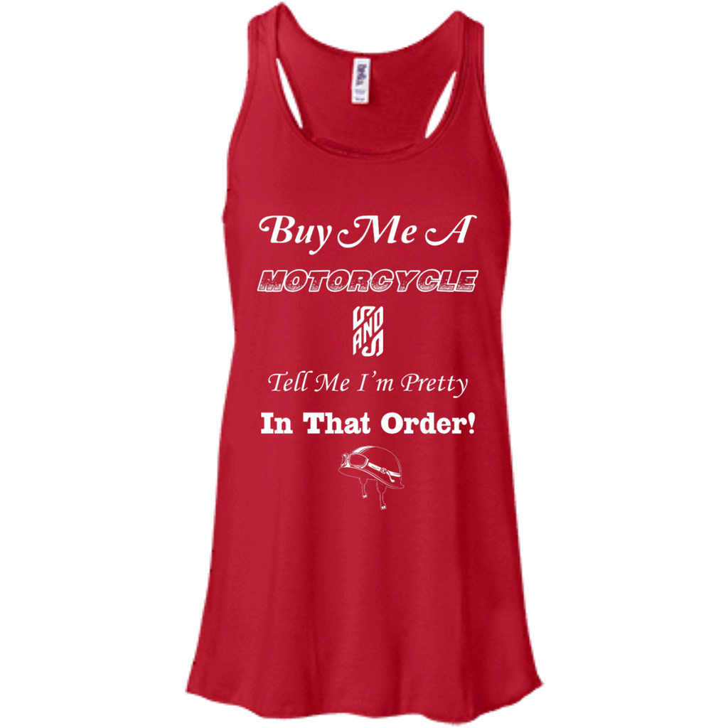 Buy Me A Motorcycle Flowy Racerback Tank
