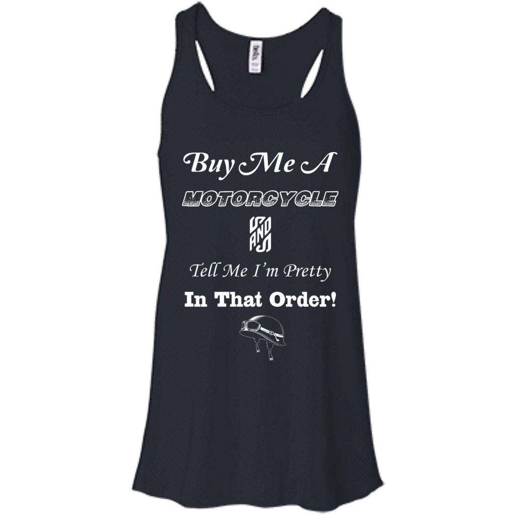 Buy Me A Motorcycle Flowy Racerback Tank