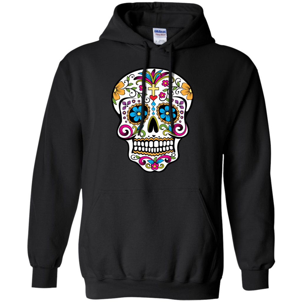 Cross Sugar Skull Hoodie