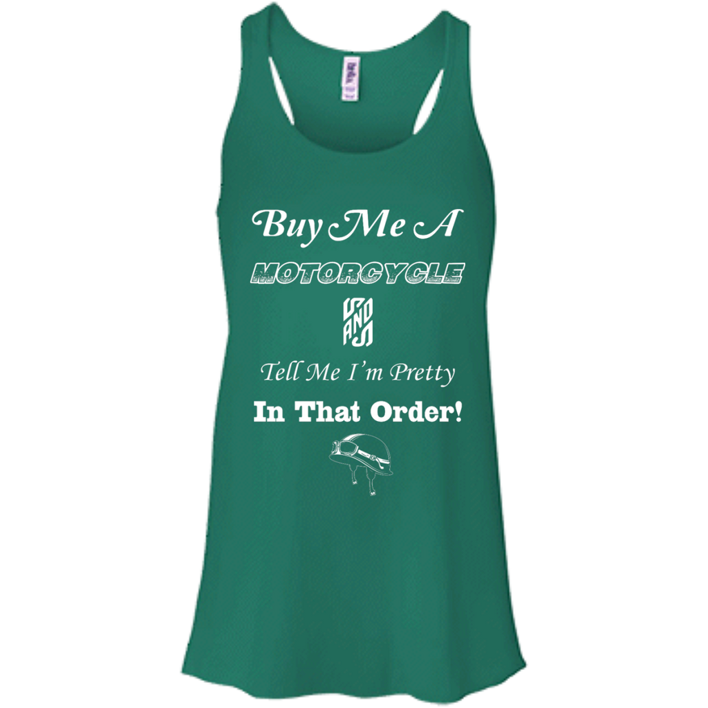 Buy Me A Motorcycle Flowy Racerback Tank