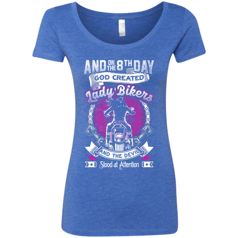 Image of Ladies' 8th Day Scoop Neck Shirt