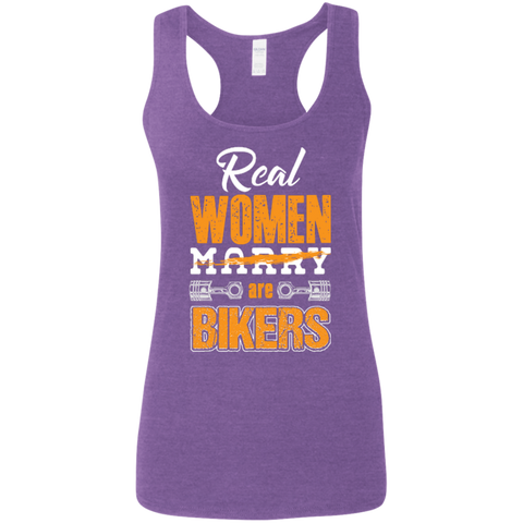 Image of Ladies' Real Women Are Bikers Softstyle Racerback