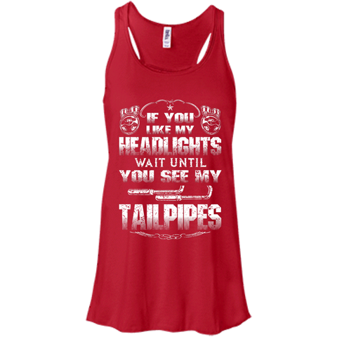 Image of My Headlights Flowy Racerback Tank