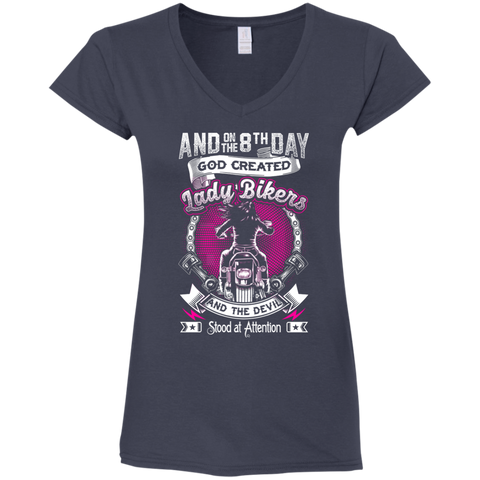 Image of Ladies' 8th Day V-Neck Shirt