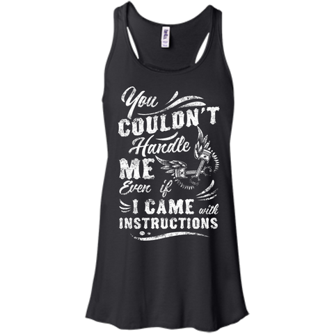 Image of Can't Handle Me Flowy Racerback Tank
