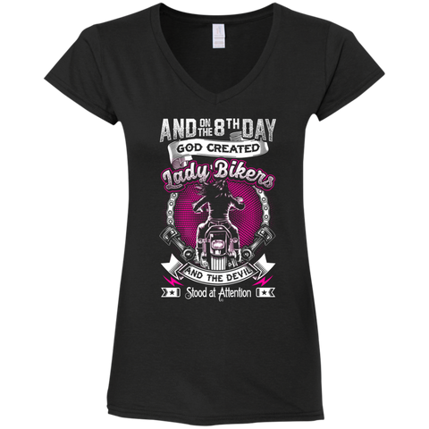 Image of Ladies' 8th Day V-Neck Shirt