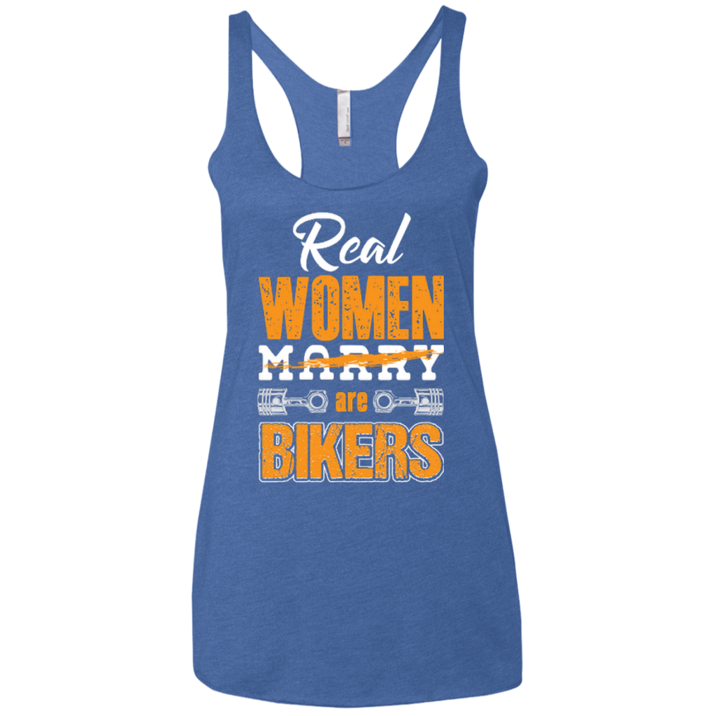 Ladies' Real Women Are Bikers Racerback
