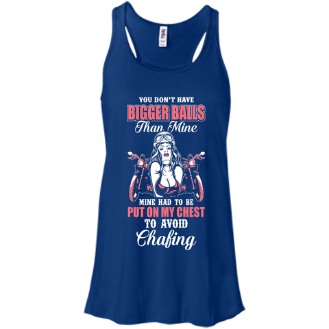 Image of Bigger Balls Flowy Racerback Tank