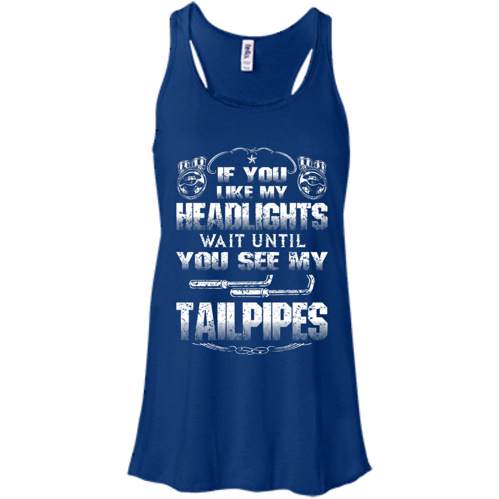 My Headlights Flowy Racerback Tank