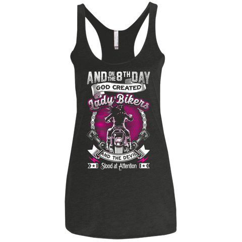 Image of Ladies' 8th Day Fine Strap Racerback Tank