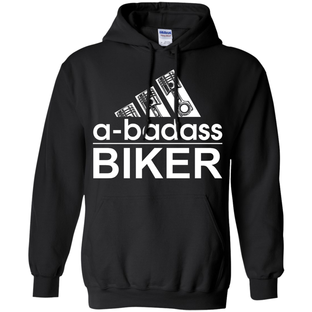 Badass Biker Pullover Hoodie
