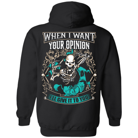 Image of Want Your Opinion Hoodie