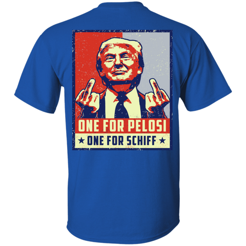 Image of One For Pelosi One For Schiff Shirt