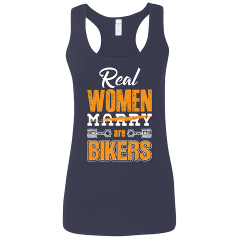 Image of Ladies' Real Women Are Bikers Softstyle Racerback