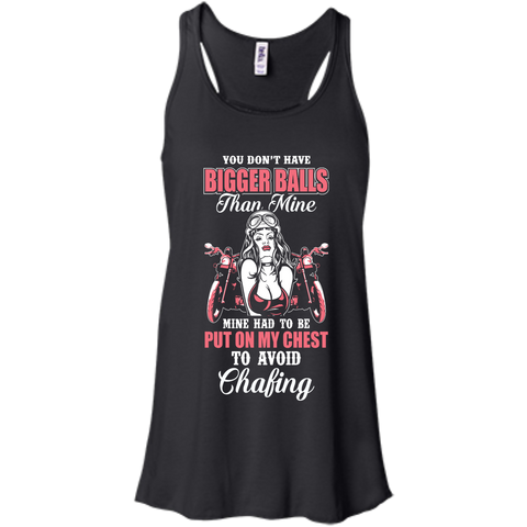 Image of Bigger Balls Flowy Racerback Tank