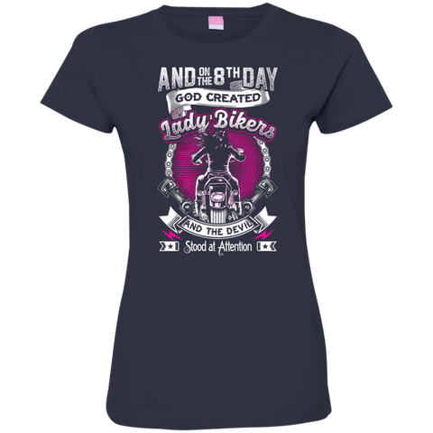 Image of Ladies' 8th Day Fitted T-Shirt
