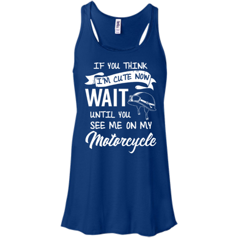 Image of See Me On My Motorcycle Flowy Tank