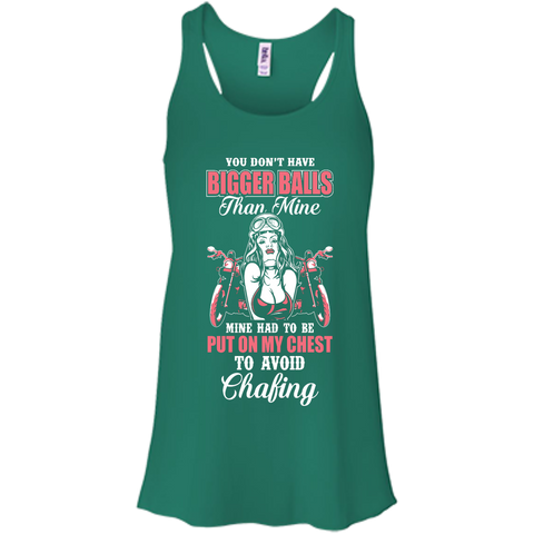 Image of Bigger Balls Flowy Racerback Tank