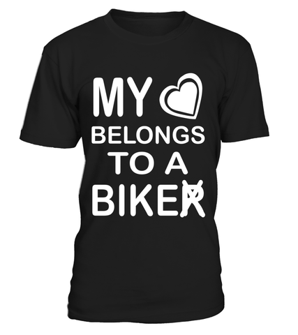 Image of My Heart Belongs To A Bike Shirt