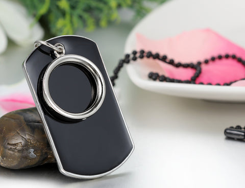 Image of Stainless Steel Ring Dog Tag