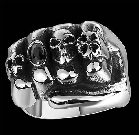 Image of Stainless Steel Knuckle Ring