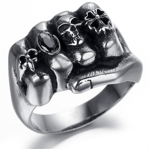 Image of Stainless Steel Knuckle Ring