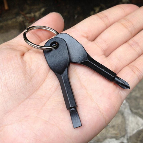 Image of Stainless Steel Screwdriver Keychain
