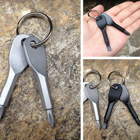 Image of Stainless Steel Screwdriver Keychain