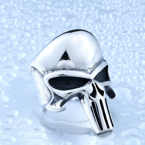 Image of Stainless Steel Punisher Skull Ring