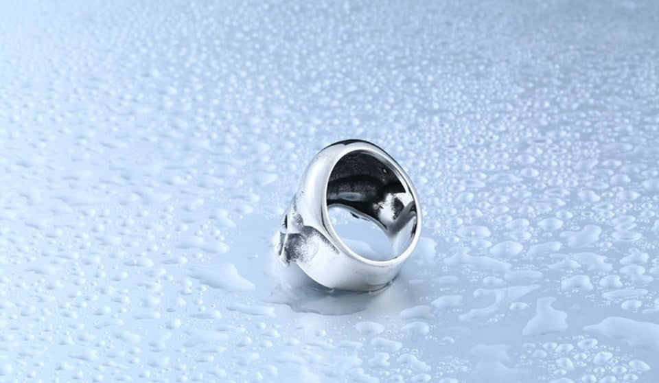 Stainless Steel Punisher Skull Ring