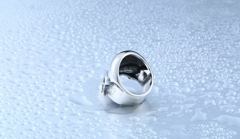 Image of Stainless Steel Punisher Skull Ring