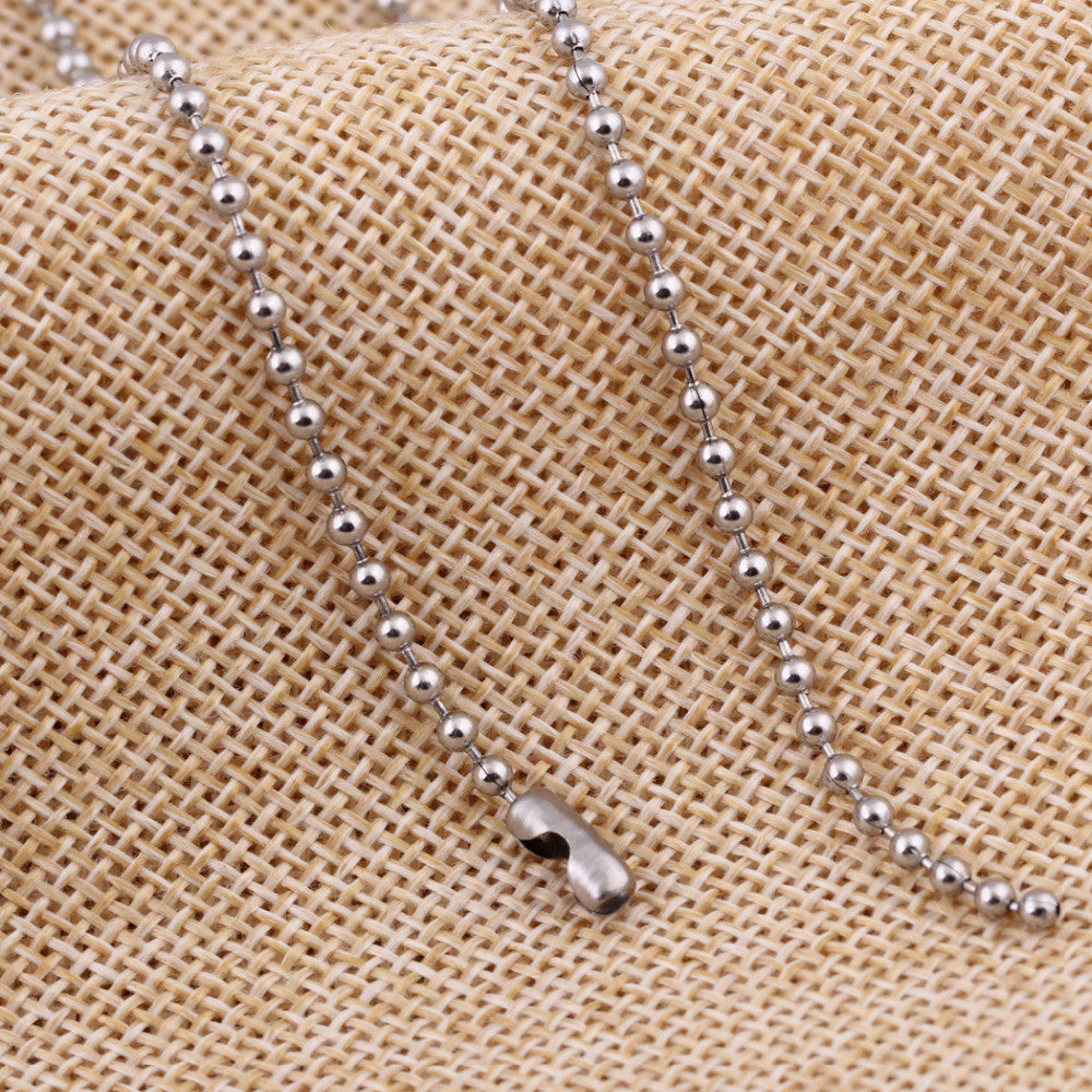 Stainless Steel Skull Pendant and Necklace Set