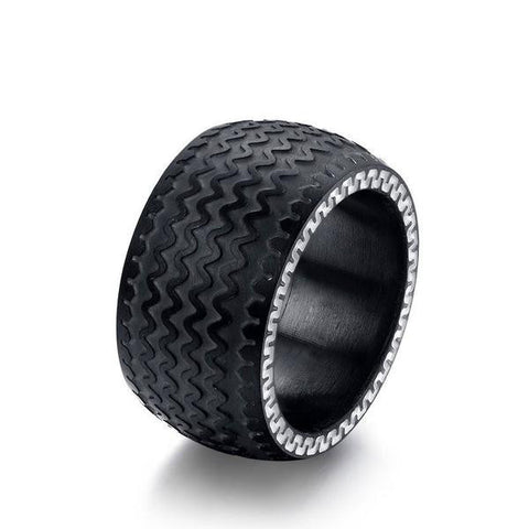 Image of Titanium Steel Tire Tread Ring