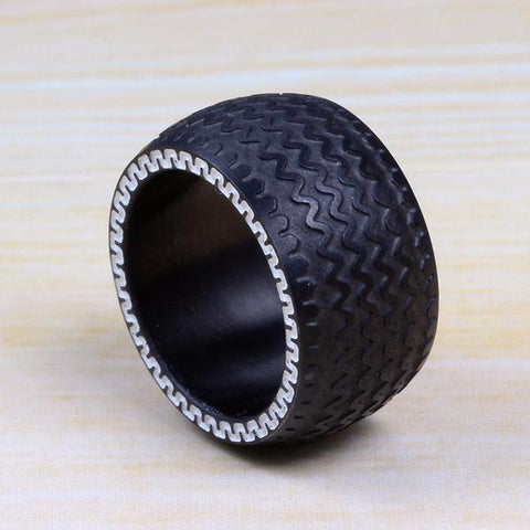 Image of Titanium Steel Tire Tread Ring