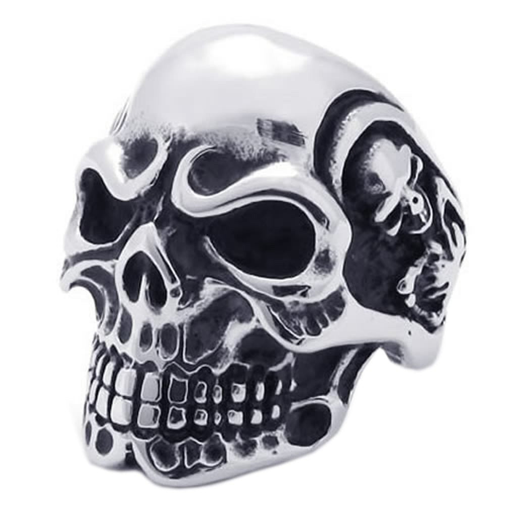 Stainless Steel Vintage Skull Ring
