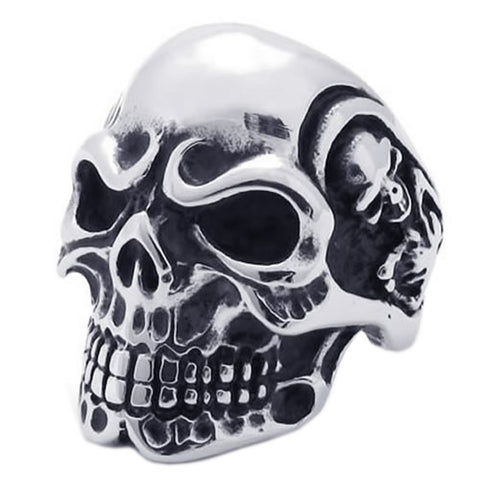 Image of Stainless Steel Vintage Skull Ring