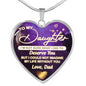 Deserve You - To My Daughter Necklace