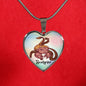 Beautiful Scorpio Heart Necklace