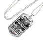 My Dear Son Luxury Tag with Engraving