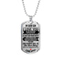 My Dear Son Luxury Tag with Engraving