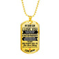My Dear Son Luxury Tag with Engraving