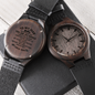 To My Man - Engraved Wooden Watch